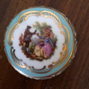 Antique Limoges Porcelain Box